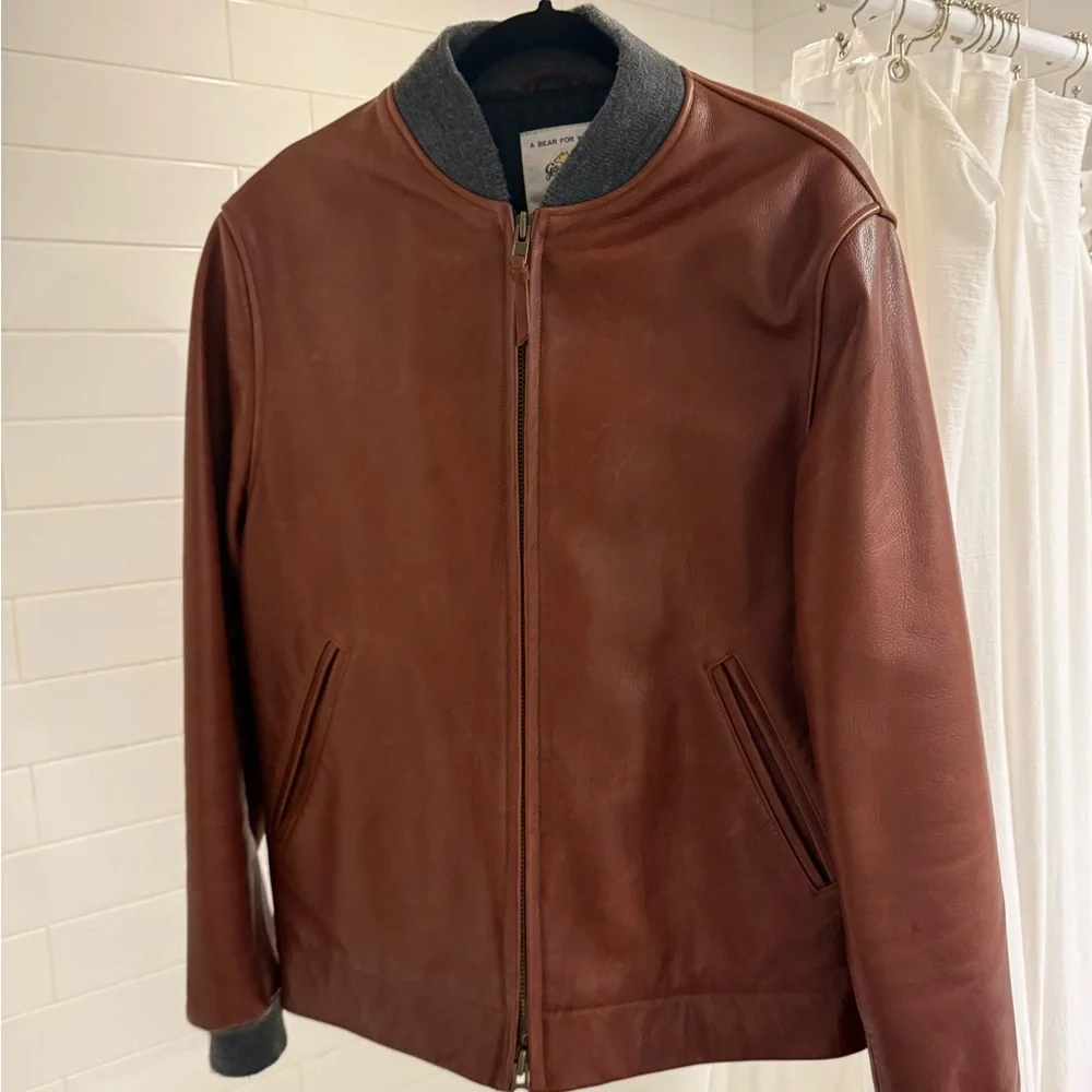 Taylor Stitch leather bomber jacket - Picture 2 of 13